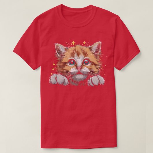 T-shirt Chat adorable (Design devant)