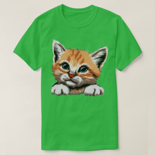 T-shirt Chat adorable 3 (Design devant)