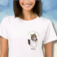 Chat Adorable Maine Coon dans le Nom de Poche