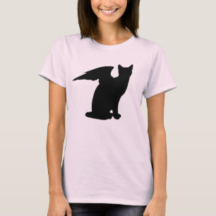 T-shirt Chat ailé