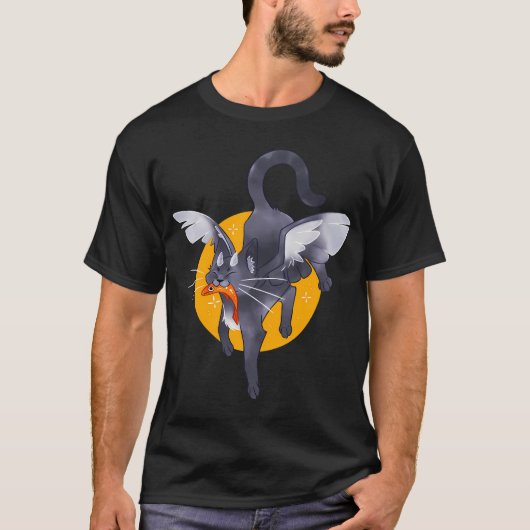 T-shirt Chat ailé (Devant)