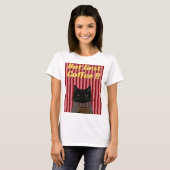 T-shirt Chat aimant le café (Devant entier)