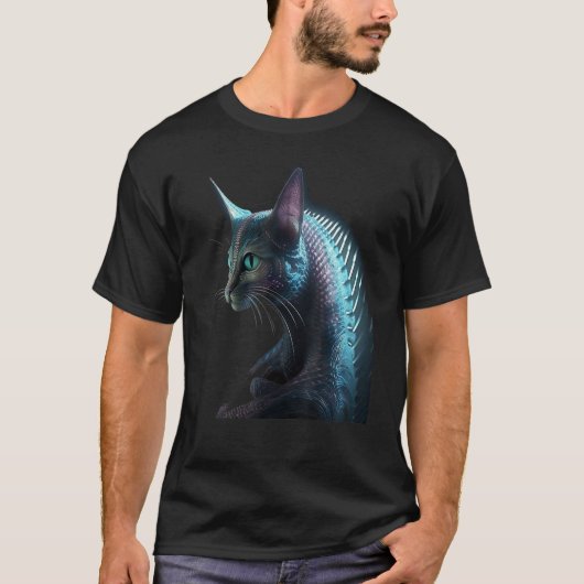 T-shirt Chat Alien (Devant)