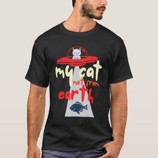 T-shirt Chat Alien (Devant)