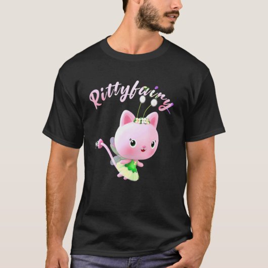 T-shirt Chat - Amour Fée (Devant)