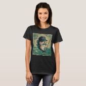 T-shirt Chat Amour Pêche Chat (Devant entier)