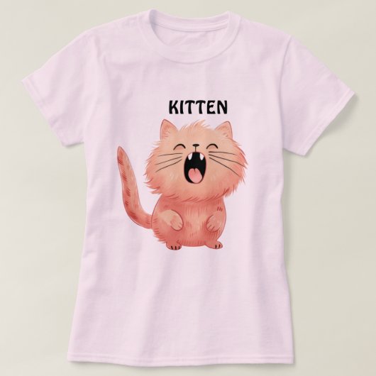 T-shirt Chat Amoureux des animaux (Design devant)