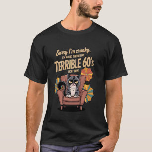 T-shirt Chat Amusant Désolé Je Suis De Mauvaise Humeur Je