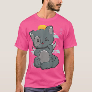 T-shirt Chat Angelcore Kitten Chibi Anime Neko Pastel Goth