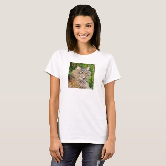 T-shirt Chat Angora (Devant entier)