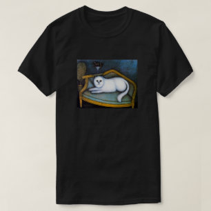 T-shirt Chat angora, Morris Hirshfield