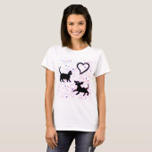 T-shirt chat, animal, chien (Devant entier)
