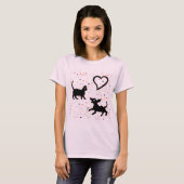 T-shirt chat, animal, chien (Devant entier)