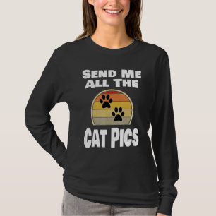 T-shirt Chat Animal De Compagnie Propriétaire Envoyez-Mo