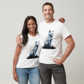 T-shirt Chat Animaux de compagnie Beauté Nature Découverte (Unisexe)