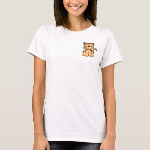 T-shirt Chat Animaux de compagnie Tablette Chat Domestique