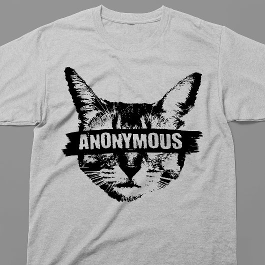 T-shirt Chat anonyme