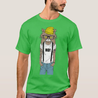 T-shirt Chat anthropomorphique 8