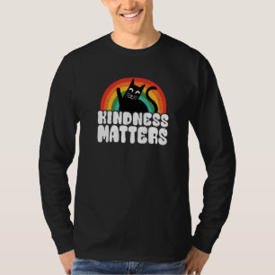 T-shirt Chat Anti Harcèlement Arc-en-ciel Bienveillance Co