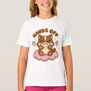 T-shirt Chat anti-social mignon