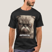 T-shirt Chat antisocial Grumpy No. 1 (Devant)