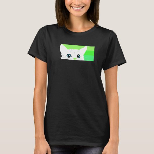 T-shirt Chat Aperçu furtif (Devant)