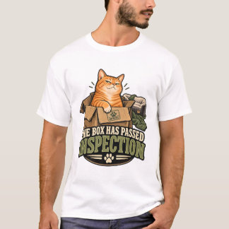 T-shirt Chat Approuve La Boîte