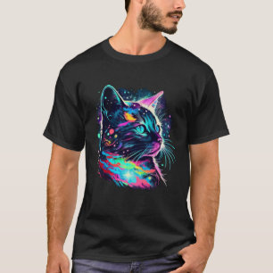 T-shirt Chat Arc-en-ciel Astro