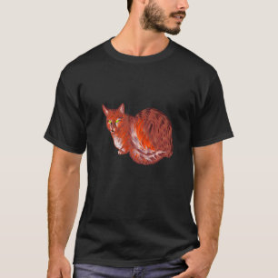 T-shirt Chat arc-en-ciel mignon coloré Chaton Kit de chat