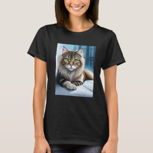 T-shirt Chat assis