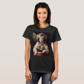 T-shirt Chat Astronaute Espace (Devant entier)