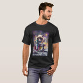 T-shirt Chat Astronaute Fusée Espace (Devant entier)