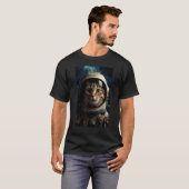 T-shirt Chat astronaute Space Pet 1 (Devant entier)
