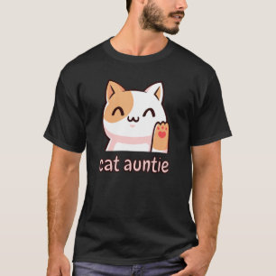 T-shirt Chat Auntie Tante Chat Lady