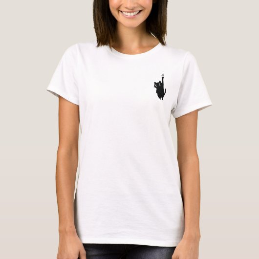 T-shirt Chat aux griffes  (Devant)