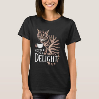 T-shirt Chat Avant tout je suis un délice