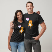 T-shirt Chat Avec Ballon Bigender (Unisexe)
