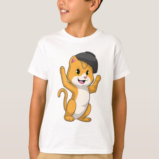 T-shirt Chat avec bol de Ramen (Devant)