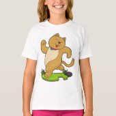 T-shirt Chat avec Choker à l'exécution (Devant)