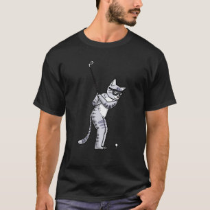 T-shirt Chat Avec Golf Club Golf Golf Joueur Golf 1