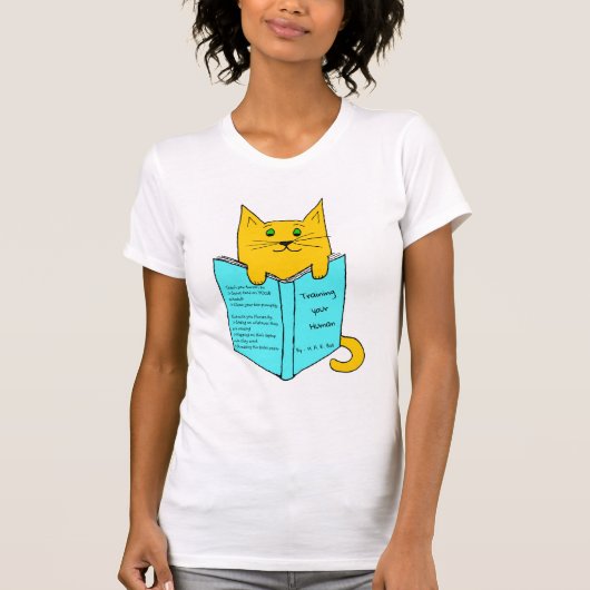 T-shirt Chat avec livre (Devant)