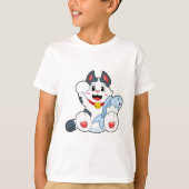 T-shirt Chat avec poisson (Devant)