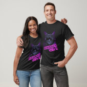 T-shirt Chat Badass avec patte oculaire (Unisexe)