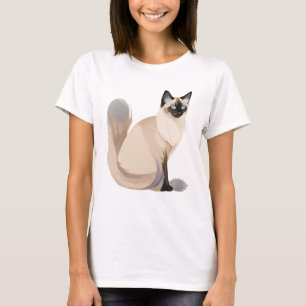 T-shirt chat balinais