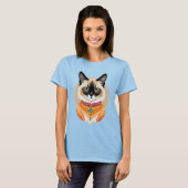 T-shirt Chat balinais (Devant entier)