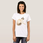 T-shirt chat balinais (Devant entier)