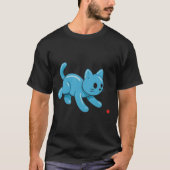 T-shirt Chat ballon vs point laser (Devant)