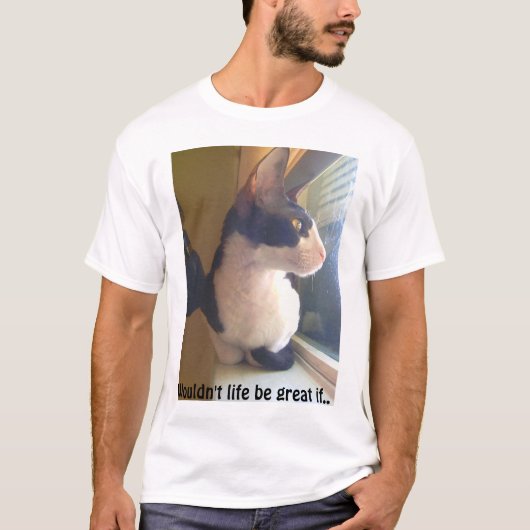 T-shirt Chat beau (Devant)