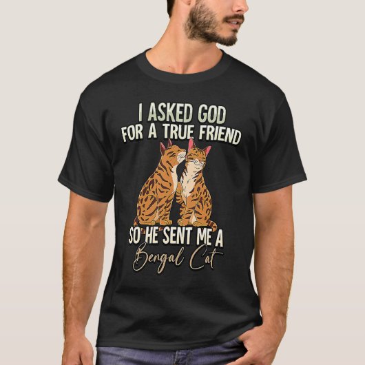 T-shirt Chat Bengal  10 (Devant)