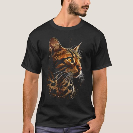 T-shirt Chat Bengalî  4 (Devant)
